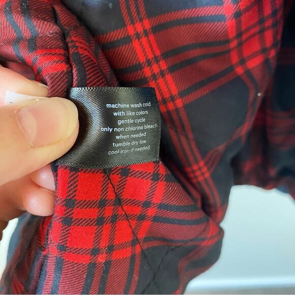 Lane Bryant Quilted Denim Textured Jacket Plus Size 24 - Picture 7 of 8